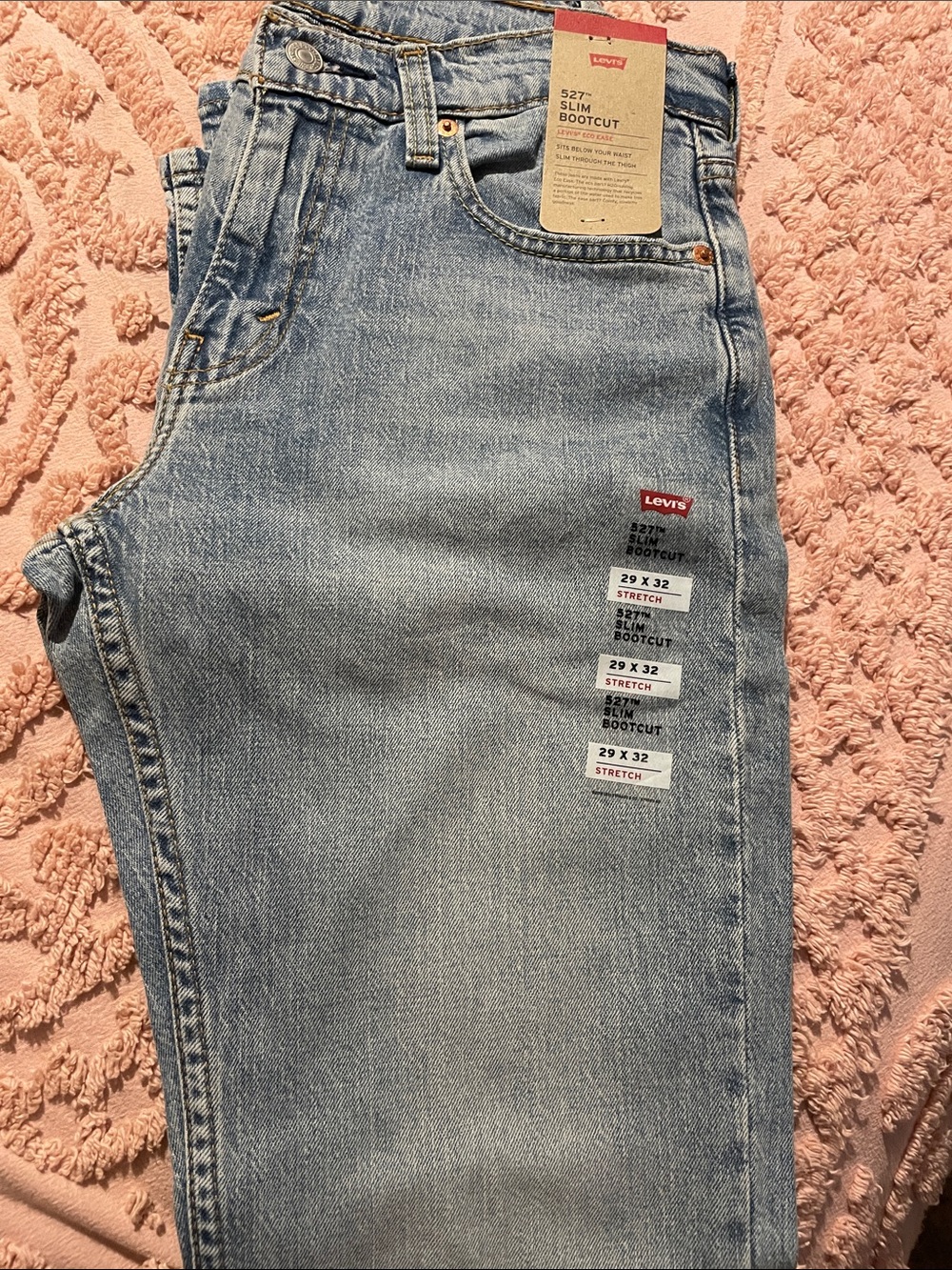 Levi's Light Blue Bootcut 29x32 Men's Jeans - Slim Fit